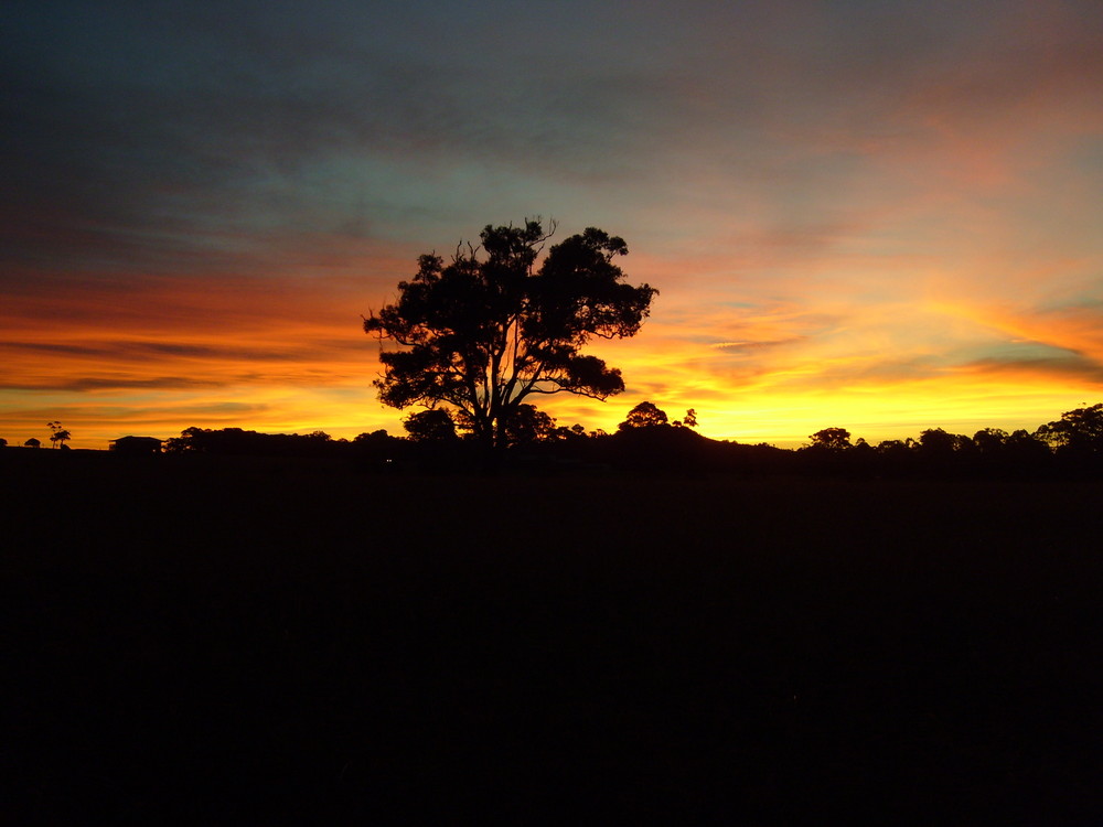 Sunset down under