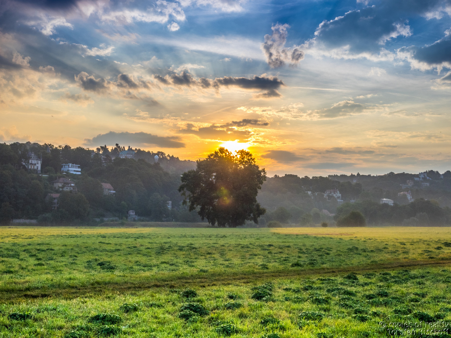 Sunset Dresden Loschwitz