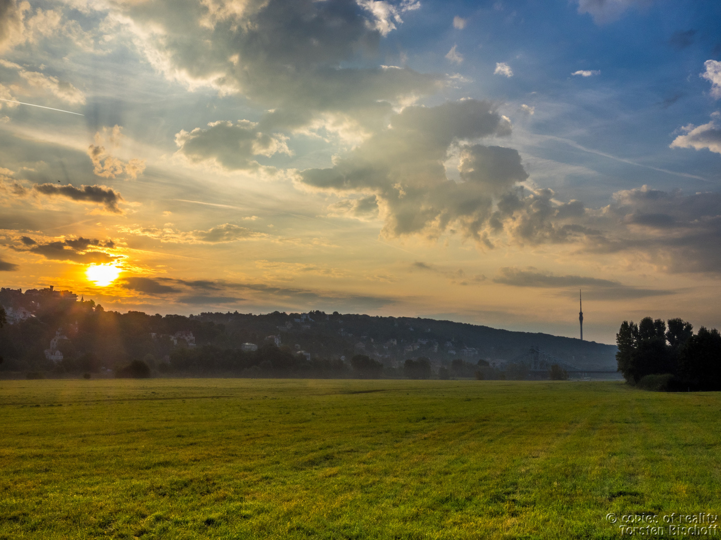 Sunset Dresden Loschwitz