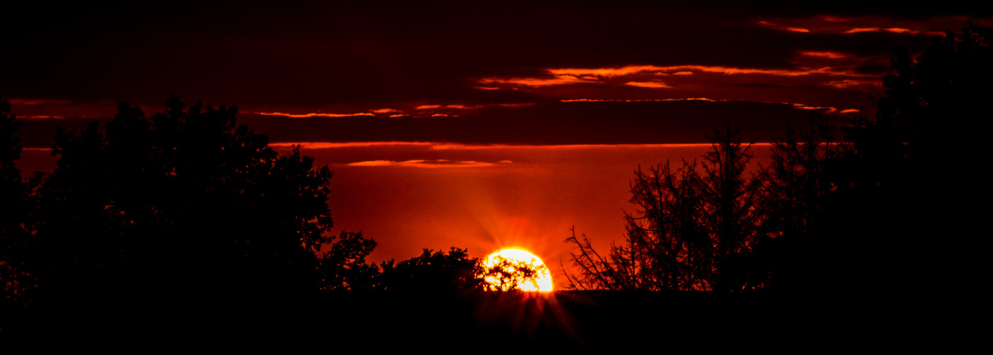 Sunset, Dülmen, Germany