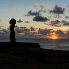 Sunset Easter Island