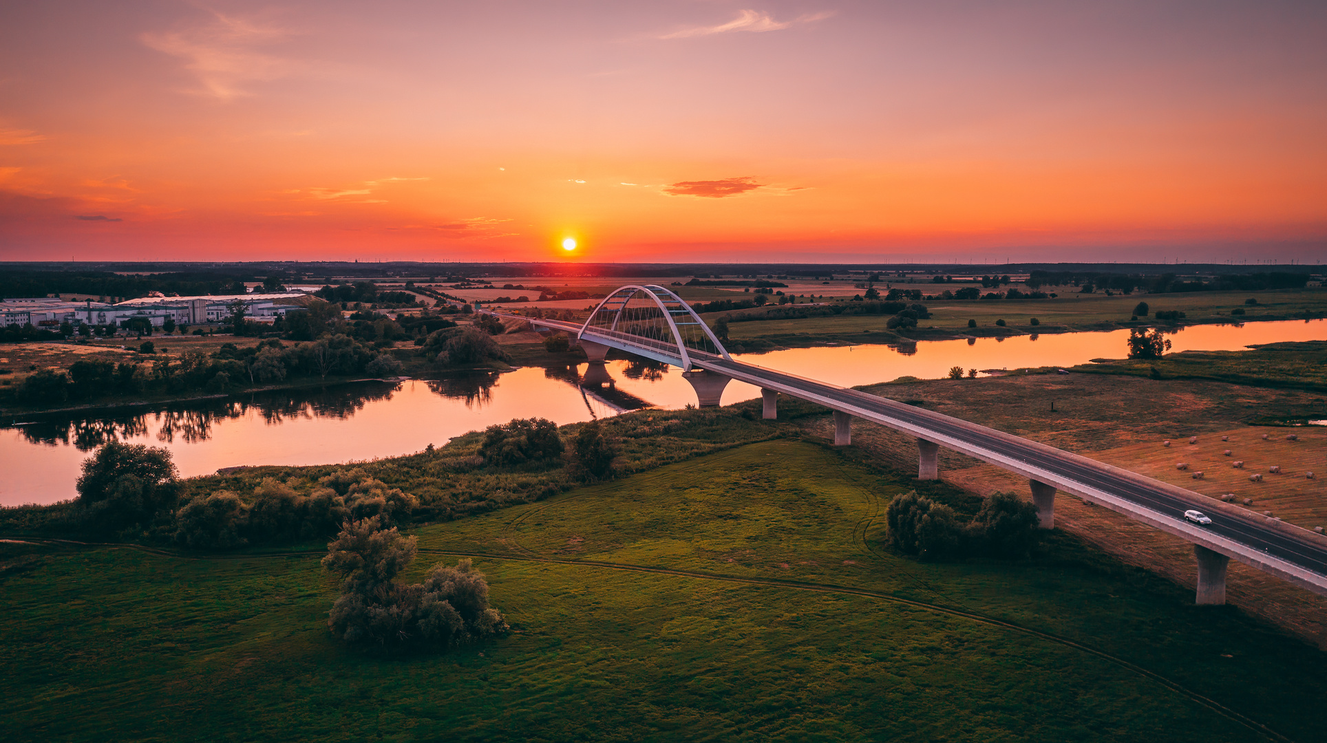 Sunset Elbebrücke