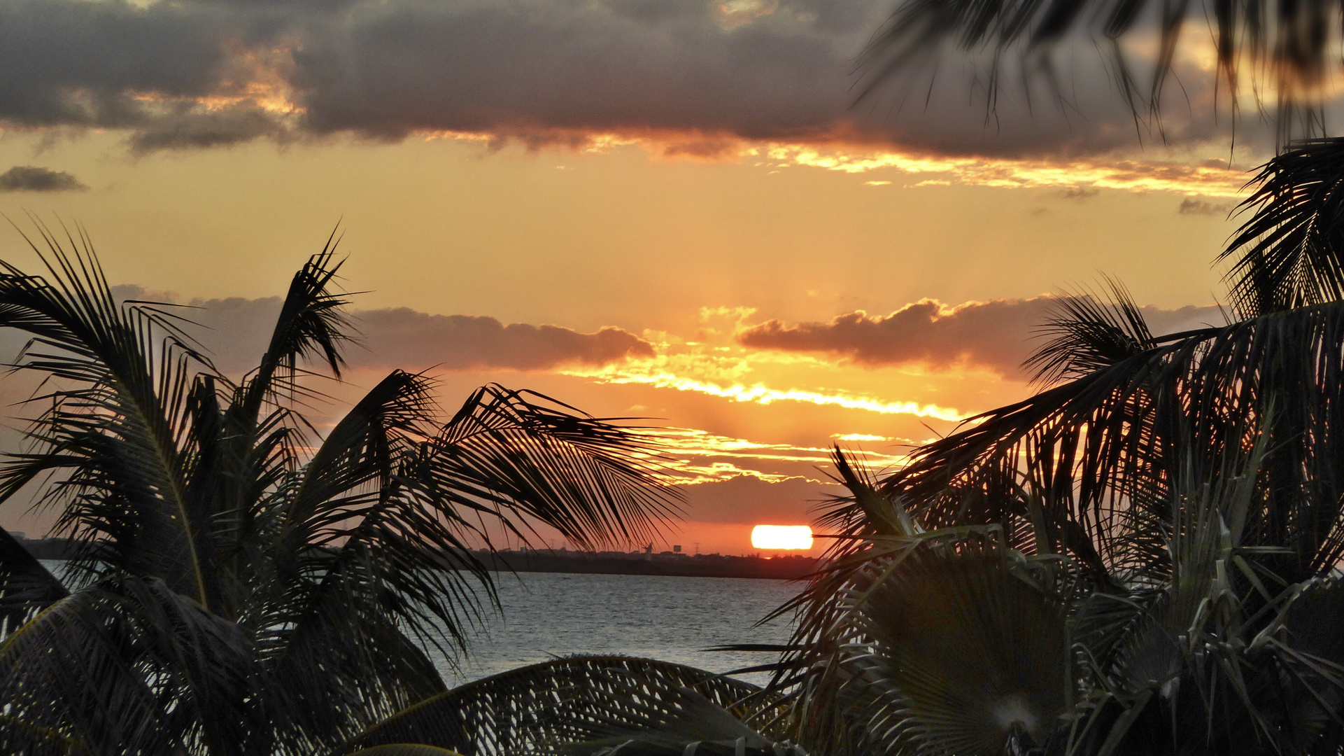 Sunset en cancun