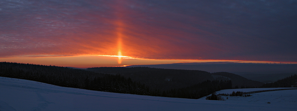 Sunset Eruption (Panorama)