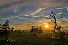 Sunset Fichtelberg