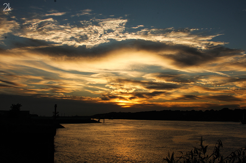 Sunset - Finkenwerder