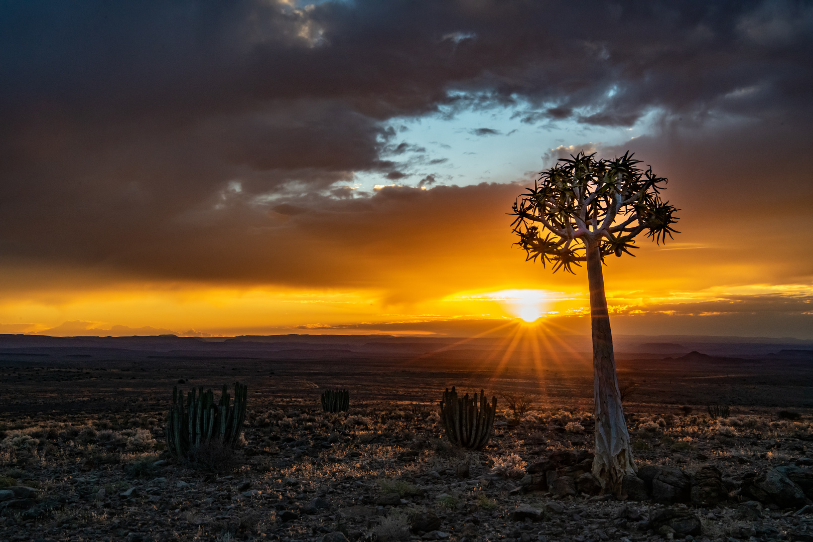 Sunset Fish River Canyon Namibia