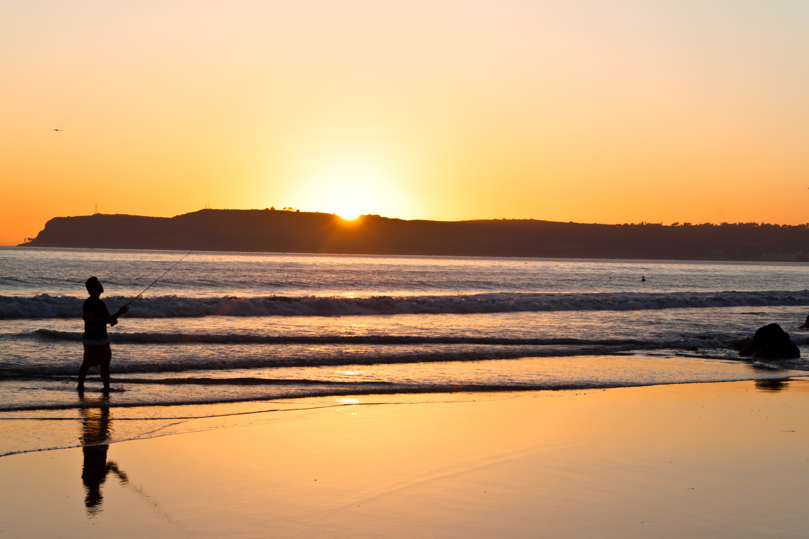 Sunset Fisherman 2