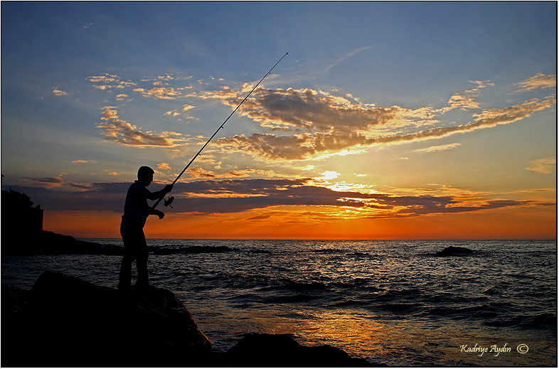 SUNSET FISHERMAN