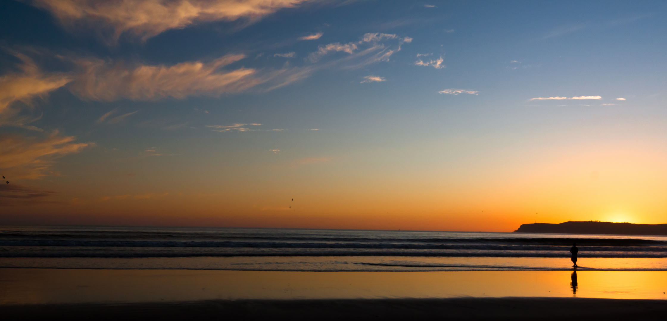 Sunset Fisherman