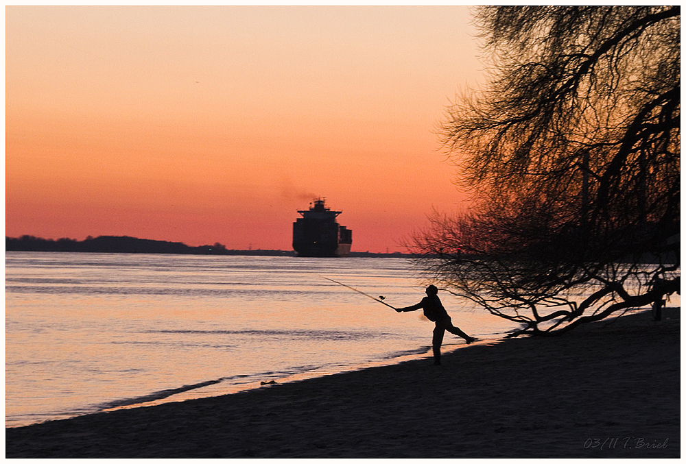 Sunset Fishing*