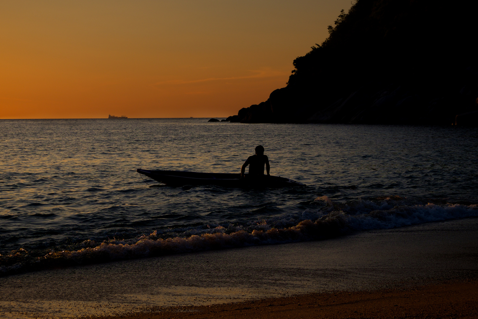 Sunset fishing