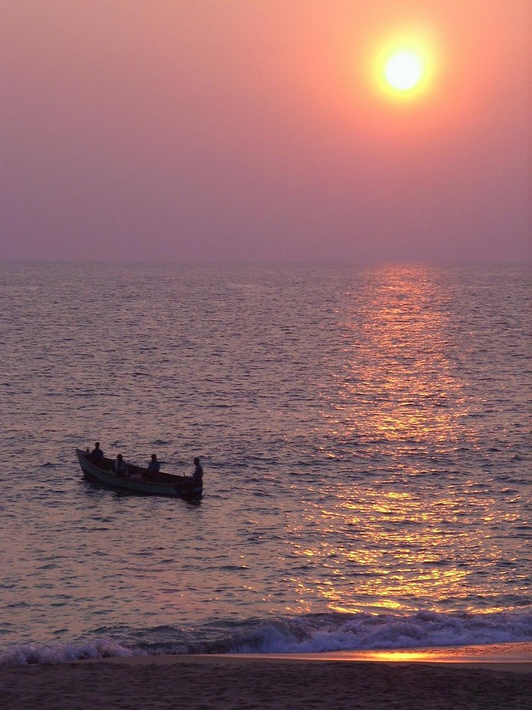 Sunset Fishing in India