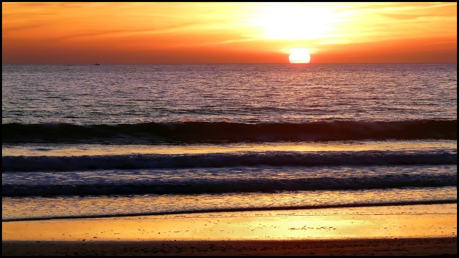 sunset from conil