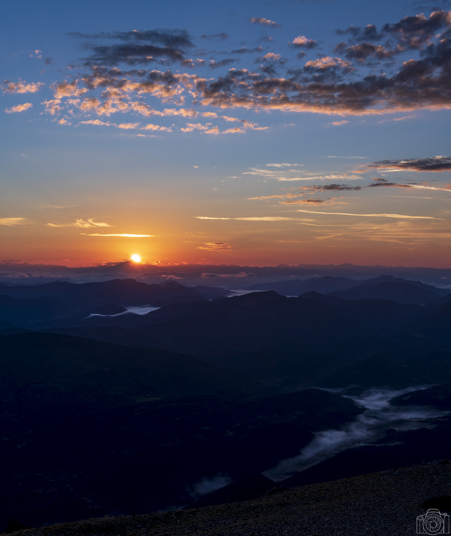 Sunset from Mont Ventoux