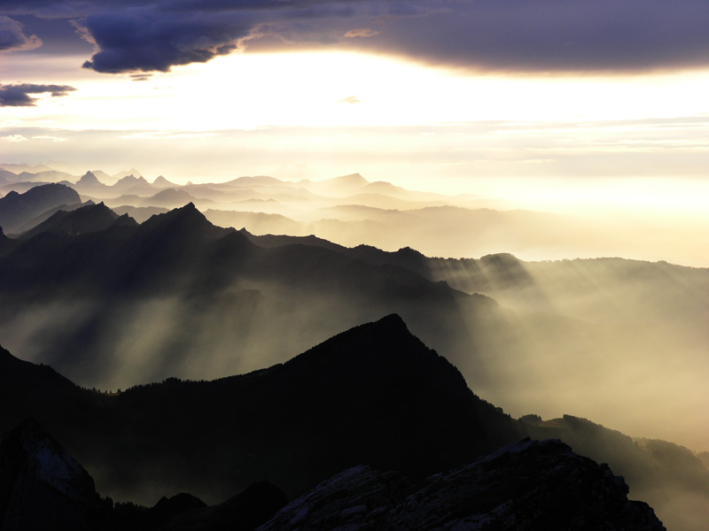 Sunset from Säntis