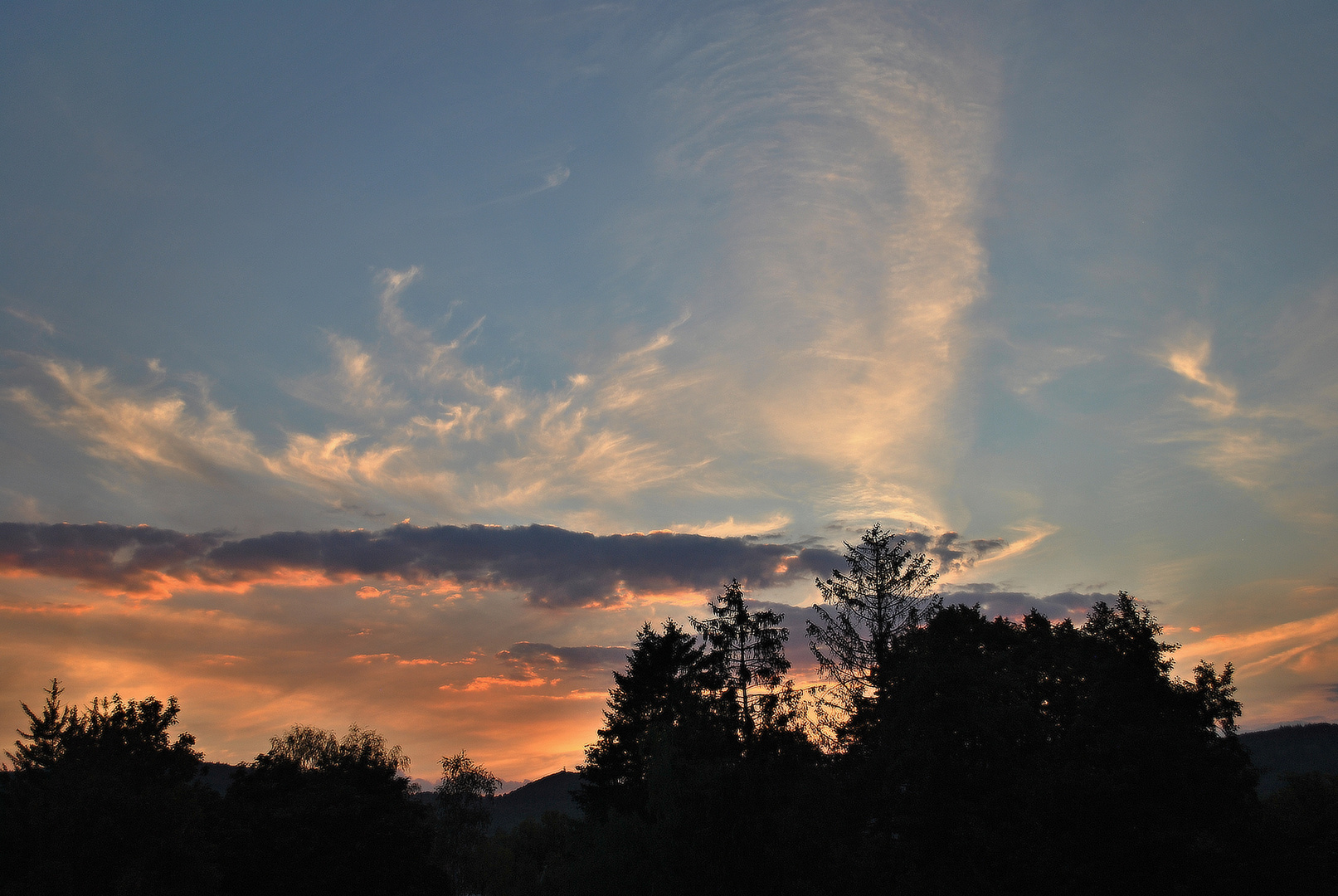 Sunset from the window