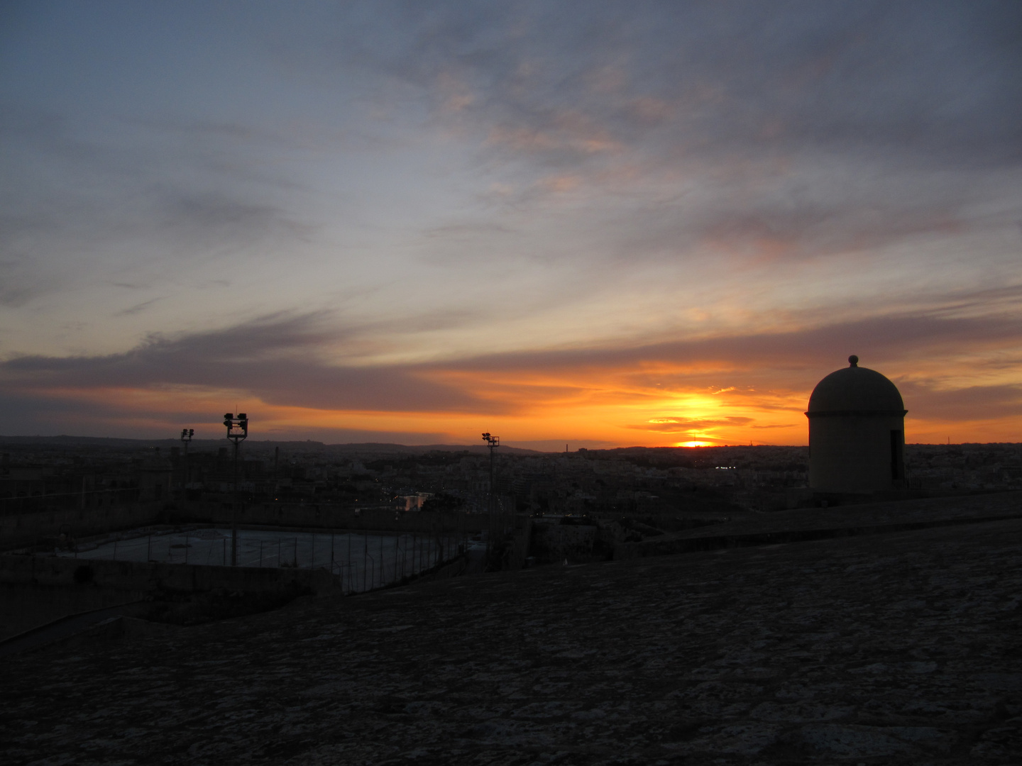 Sunset from Valletta