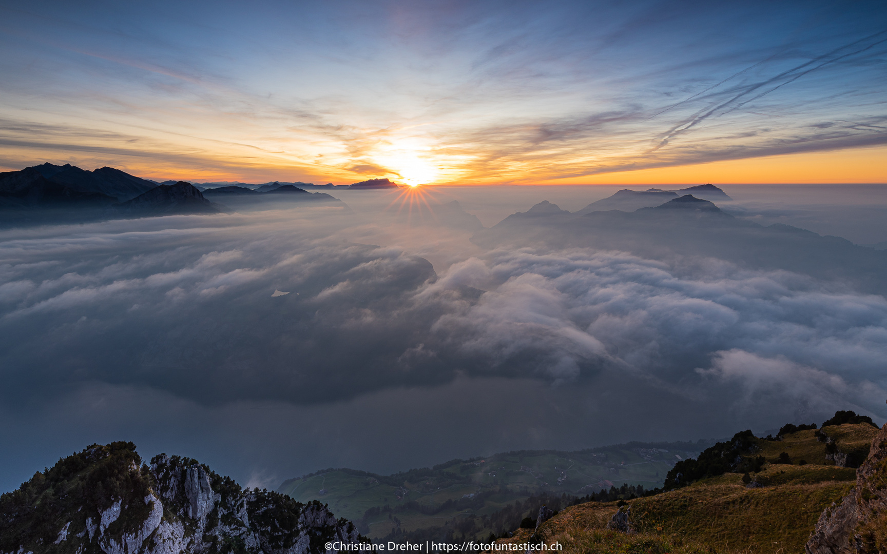 Sunset Fronalpstock