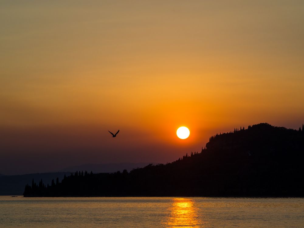 Sunset Gardasee