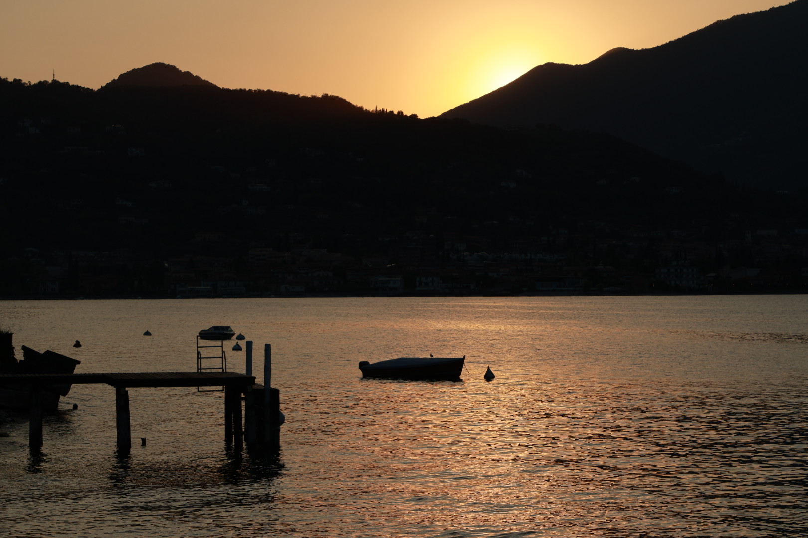 Sunset gardasee