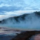 Sunset Grand Prismatic Spring