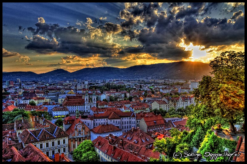 Sunset - Graz