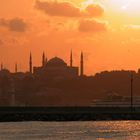 sunset hagia sophia