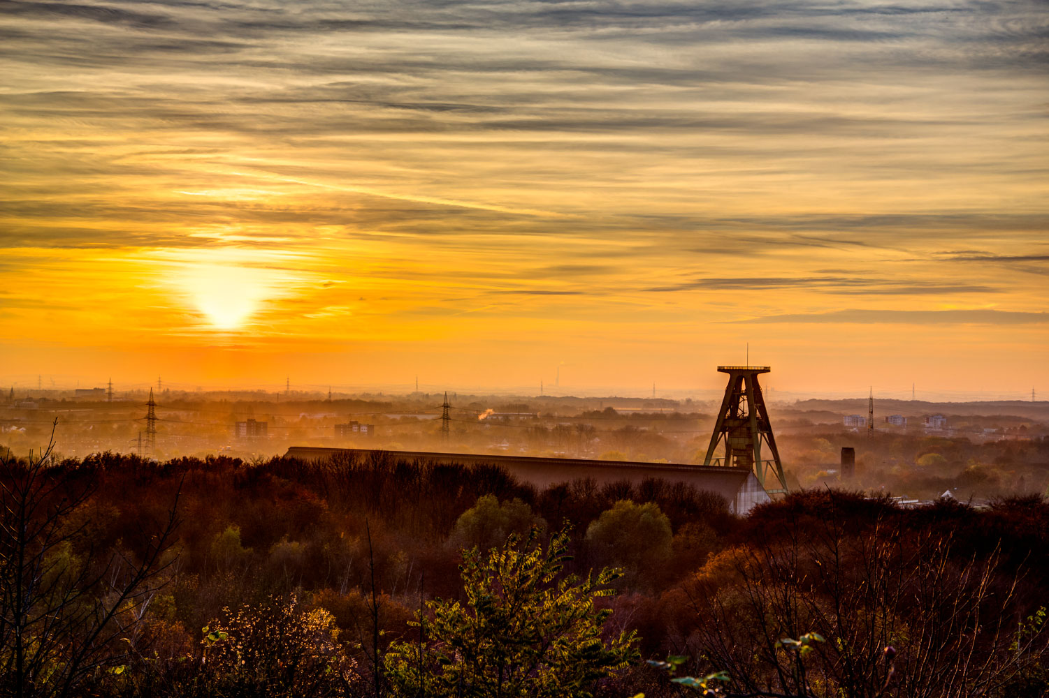 Sunset Halde Lohberg