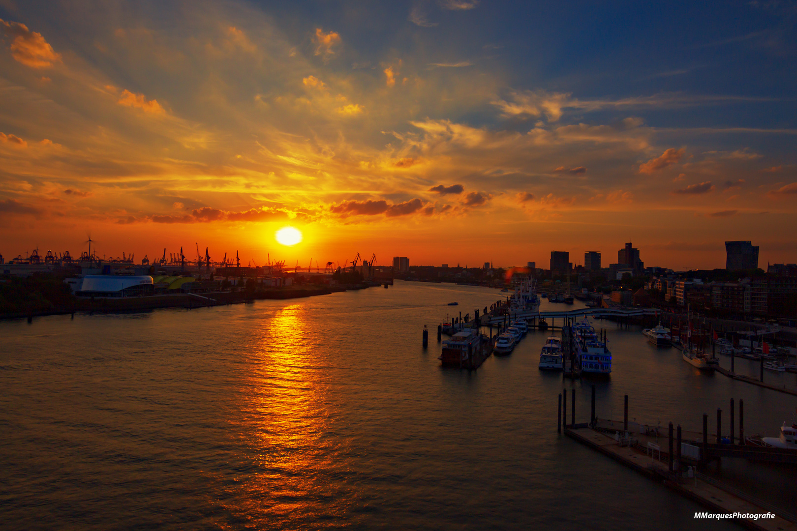 Sunset Hamburg