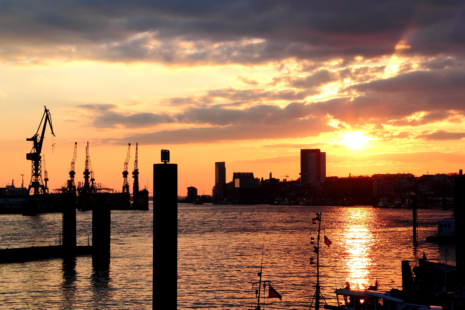 Sunset Hamburg