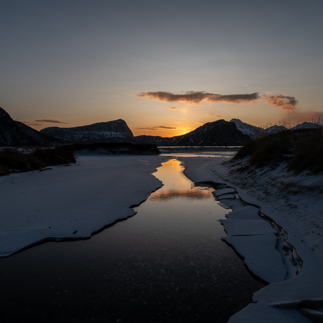 sunset hauklandbeach 