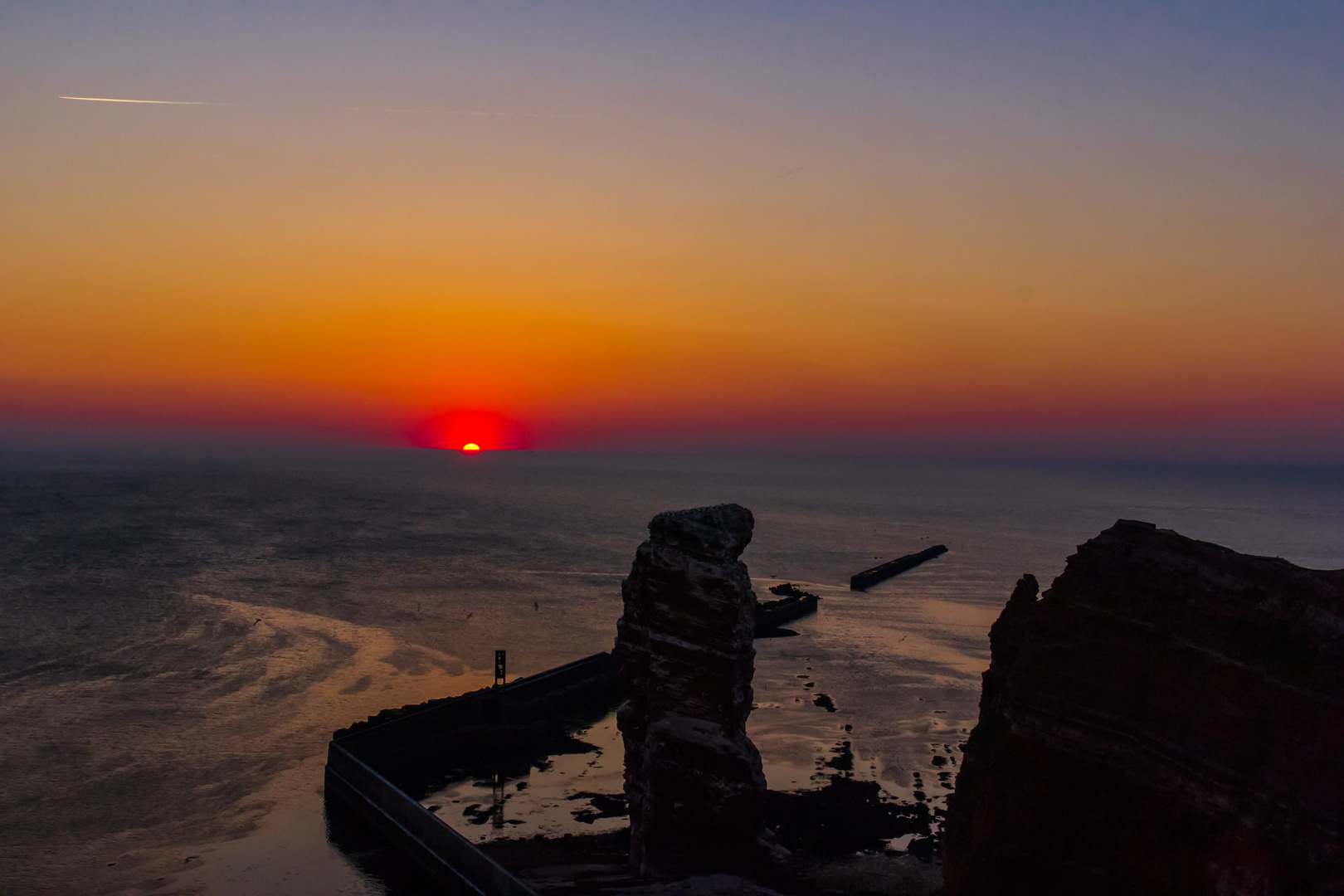 sunset Helgoland