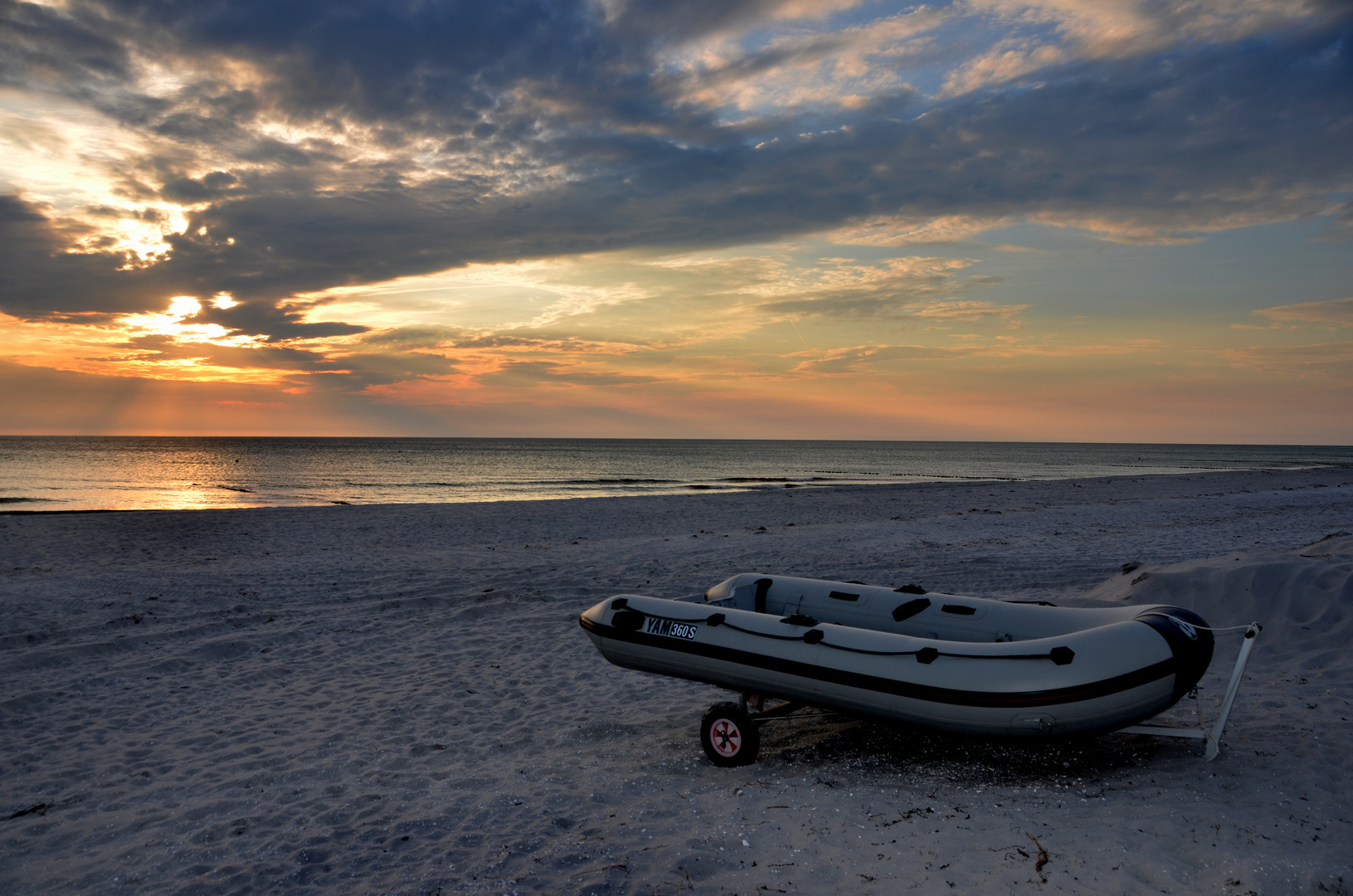 sunset hiddensee 