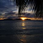 Sunset hinter Praslin