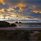 Sunset @ Holywell Bay