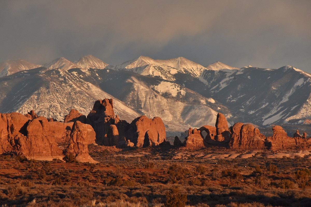 Sunset im Arches NP