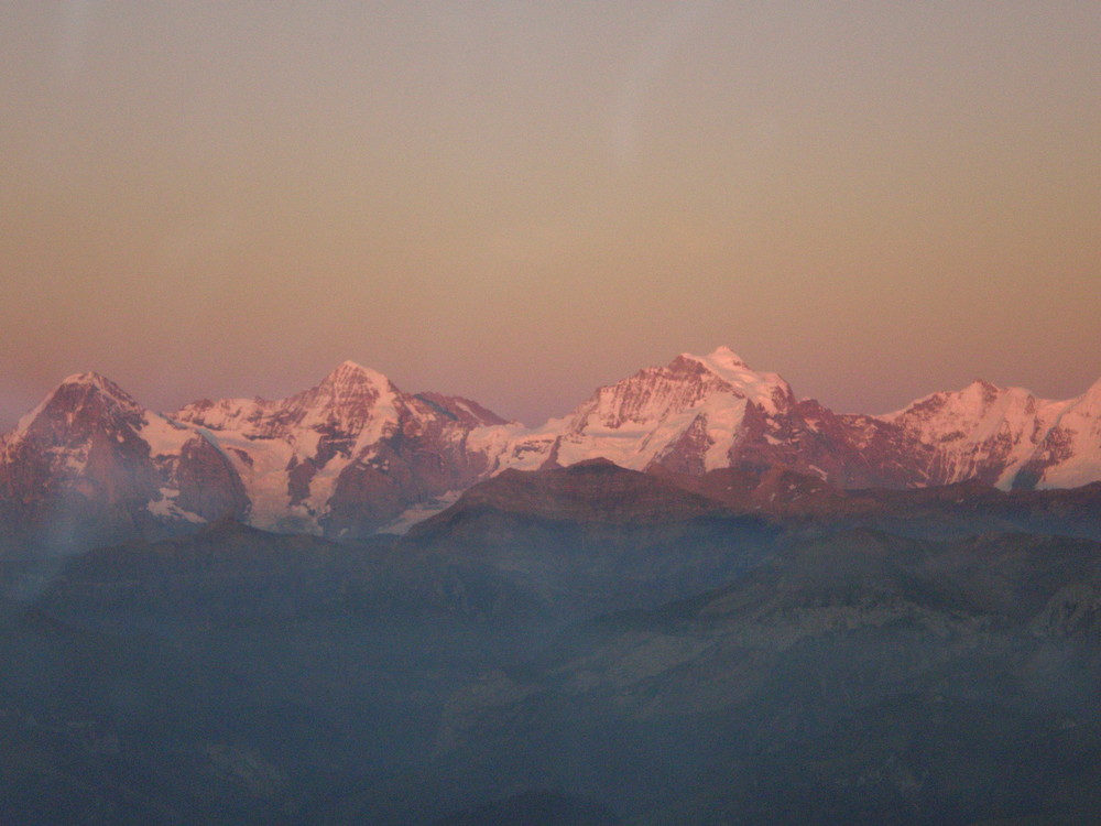 Sunset im Berner Oberland