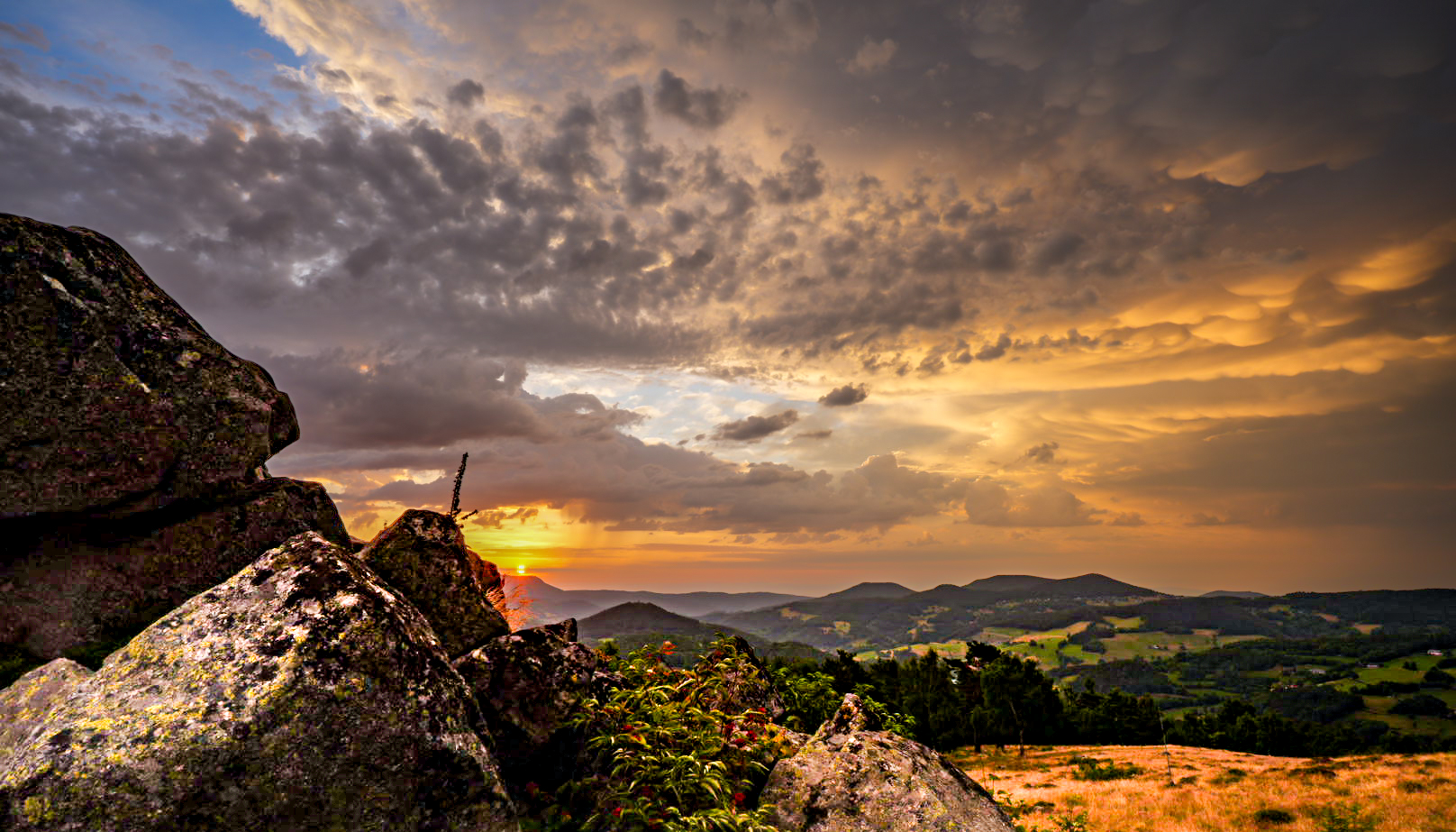 Sunset im Elsass 