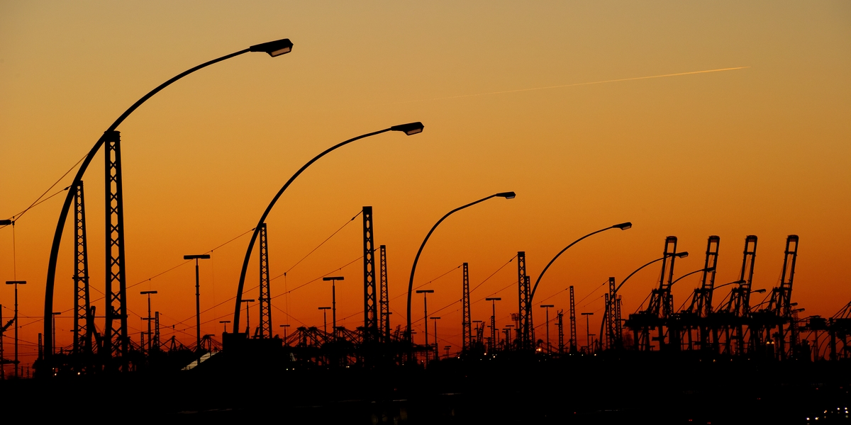 Sunset im Hafen