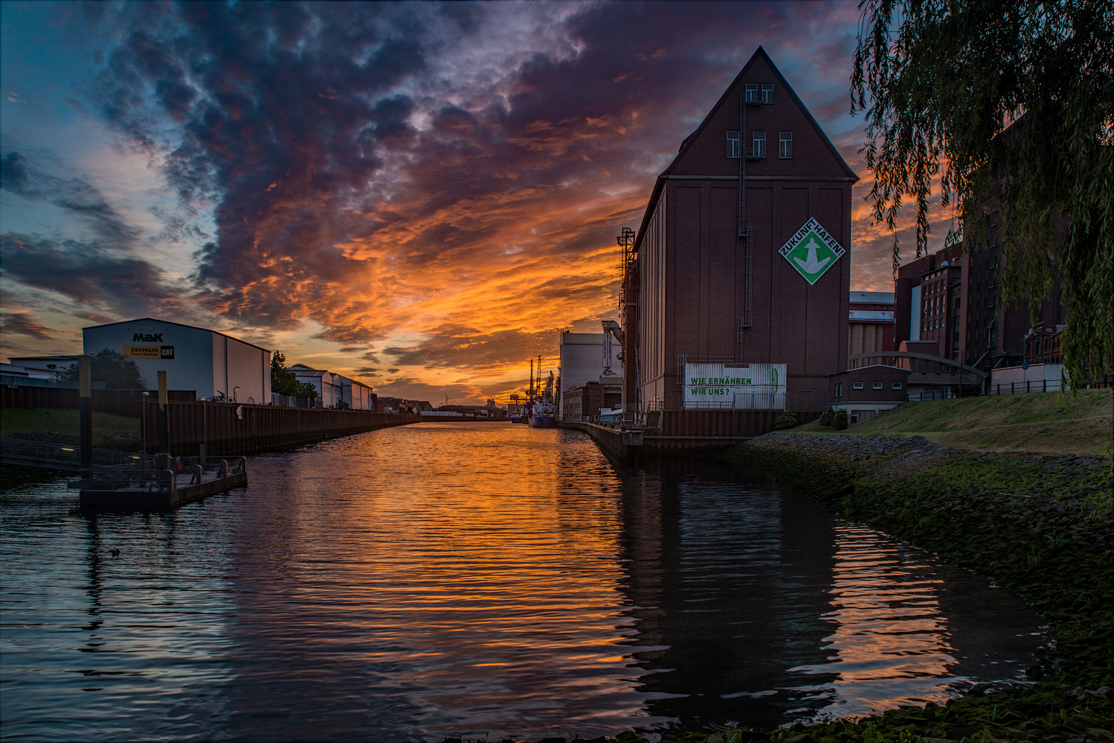 Sunset im Hafen