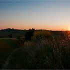 Sunset im Hügelland ...