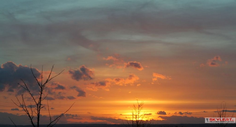 sunset im Hunsrück