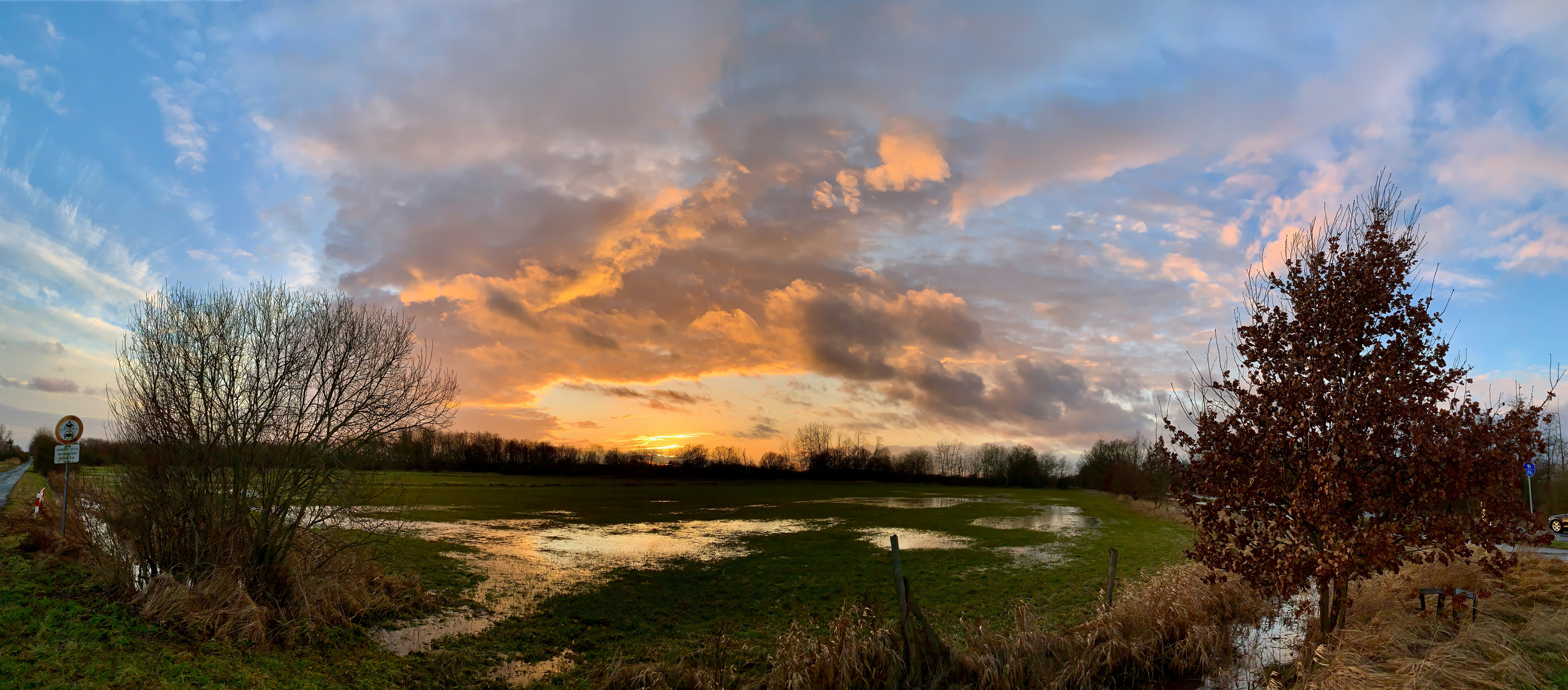 Sunset im Ilkerbruch