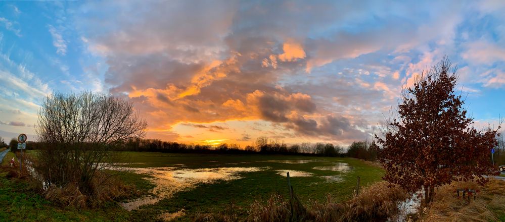 Sunset im Ilkerbruch