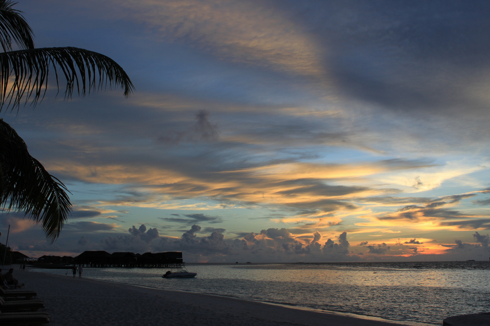 Sunset im Indischen Ozean