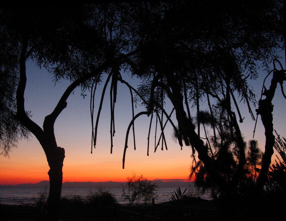 Sunset im März, Bucht von Antalya