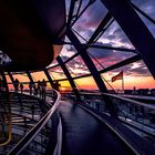 Sunset im Reichstag