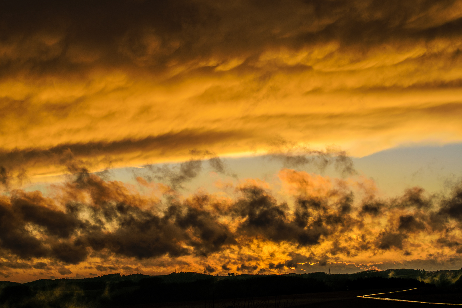 Sunset im Sauerland