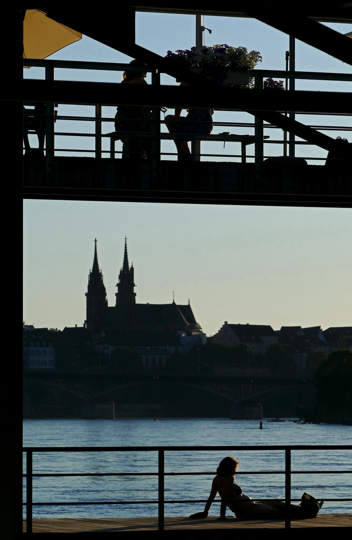 sunset im Setzkasten